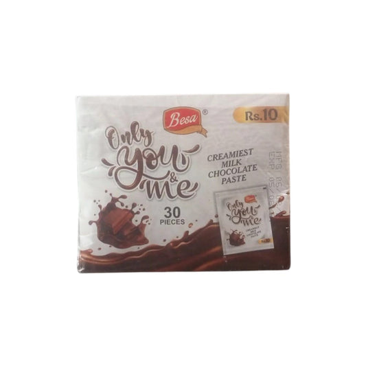 Besa Only You & Me Milk Chocolate Paste Rs 10 - (30 Pcs)