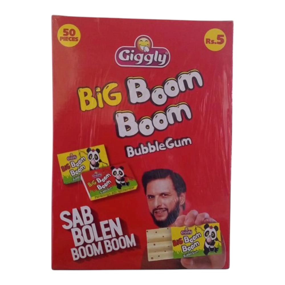 Giggly Big Boom Boom Bubble Gum Rs 5 - (250 Sale)