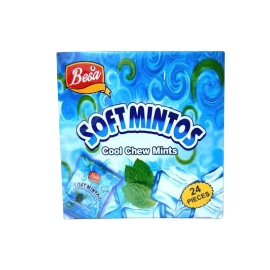 Besa Soft Mintos Cool Chew Mints Rs 5 - (24 Pcs)