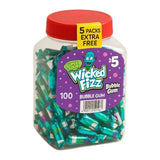 Jojo Wicked Fizz Bubble Gum Jar - (105 Pcs)
